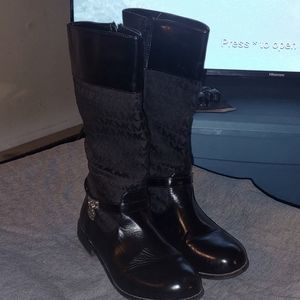 Little girls Michael kors boots sz 4